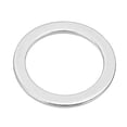thumbnail image 1 of Uxcell M12x16x1mm Flat Washers, 100PCS Aluminum Automotive Drain Plug Gaskets, Silver, 1 of 7