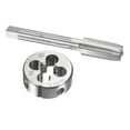 thumbnail image 1 of Uxcell M13 x 1.5mm Metric Tap and Die Set Machine Thread Tap with Round Die, 1 of 6