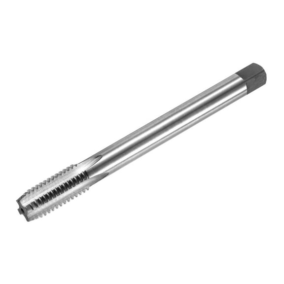 Uxcell M13x2mm Metric Thread Tap, High Speed Steel 130mm Length Straight Flute Right Hand Thread Screw Tapping Tool