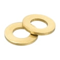 thumbnail image 1 of Uxcell M14 Flat Washer, 20 Pack Brass Ring Washers 28mm OD 2.5mm T Sealing Gasket Ring, 1 of 6