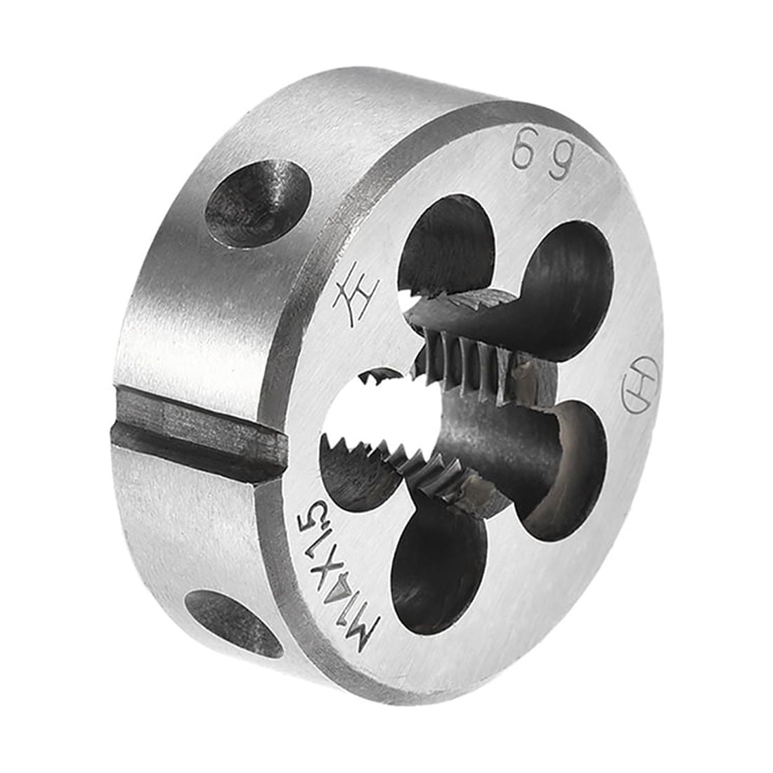 Uxcell M14 x 1.5 Metric Left Hand Alloy Tool Steel Machine Thread Round ...