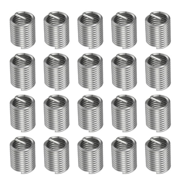 Uxcell M14 x 2 2D 28mm 304 Stainless Steel Wire Thread Insert Threaded ...