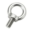 thumbnail image 1 of Uxcell M14x25mm Thread 30mm Inside Dia 50mm OD 304 Stainless Steel Lifting Eye Bolt, 1 of 5