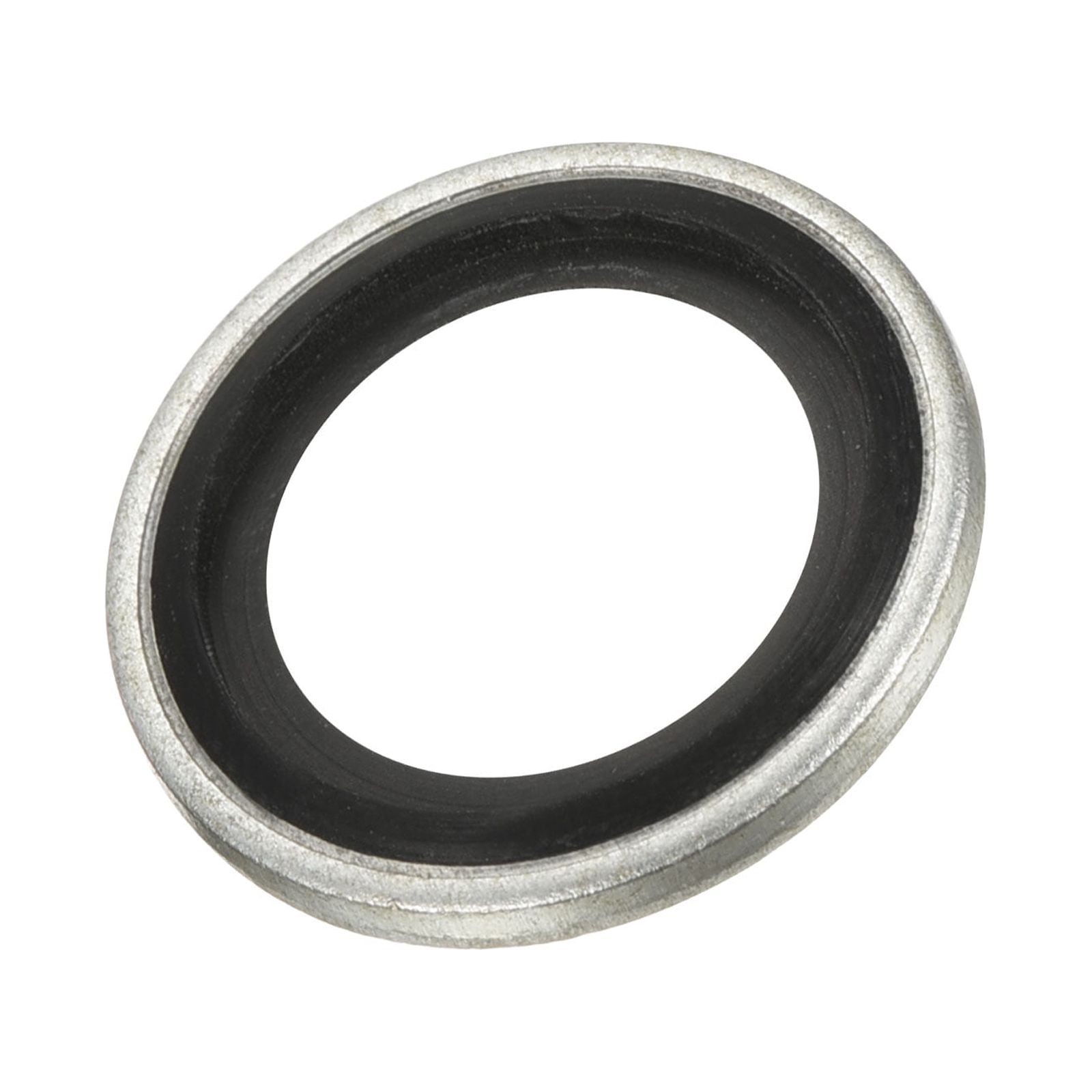 Uxcell M16 21.8x16.7x2mm Carbon Steel Nitrile Rubber Bonded Sealing