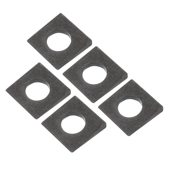 Uxcell Beveled Square Washers, Wedge Washers in Plain Carbon Steel for Shim Leveling M16 Thickness 2 to 7.8mm