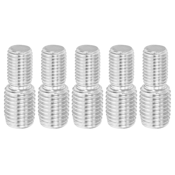Uxcell M16*M20*50mm Double End Threaded Stud Screw Bolt, 5 Pack 304 Stainless