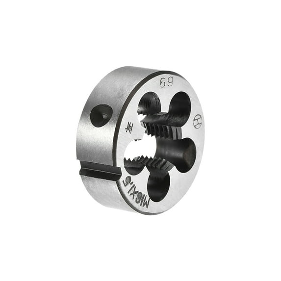 Uxcell M16 x 1.5 Metric Left Hand Alloy Tool Steel Machine Thread Round Threading Dies