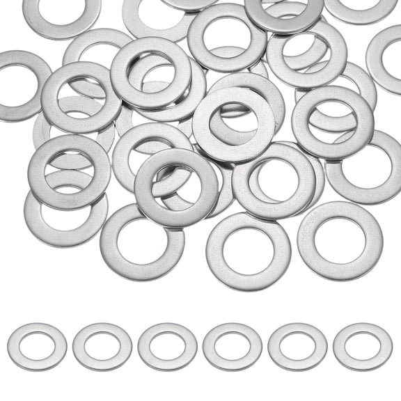Uxcell M16 x 30mm Metal Screw Washers Set, 36Pcs 304 Stainless Steel Flat Washers