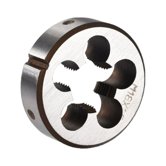 Uxcell M18 x 1.5 Metric Alloy Steel Machine Thread Round Threading Dies