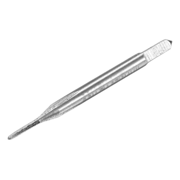 Uxcell M1x0.25mm Metric Thread Tap, High Speed Steel 36mm Length Straight Flute Right Hand Thread Screw Tapping Tool
