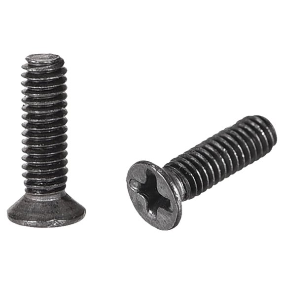 Uxcell M2.5 x 4mm Phillips Screw Fasteners Black Zinc Plated 500 Pack