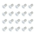 thumbnail image 1 of Uxcell M2.5 x 5mm Flat Countersunk Head Machine Screws 304 Stainless Steel Full Thread Phillips Drive Cross Screw for Furniture Connection Electrical Appliances (White, Pack of 20), 1 of 6