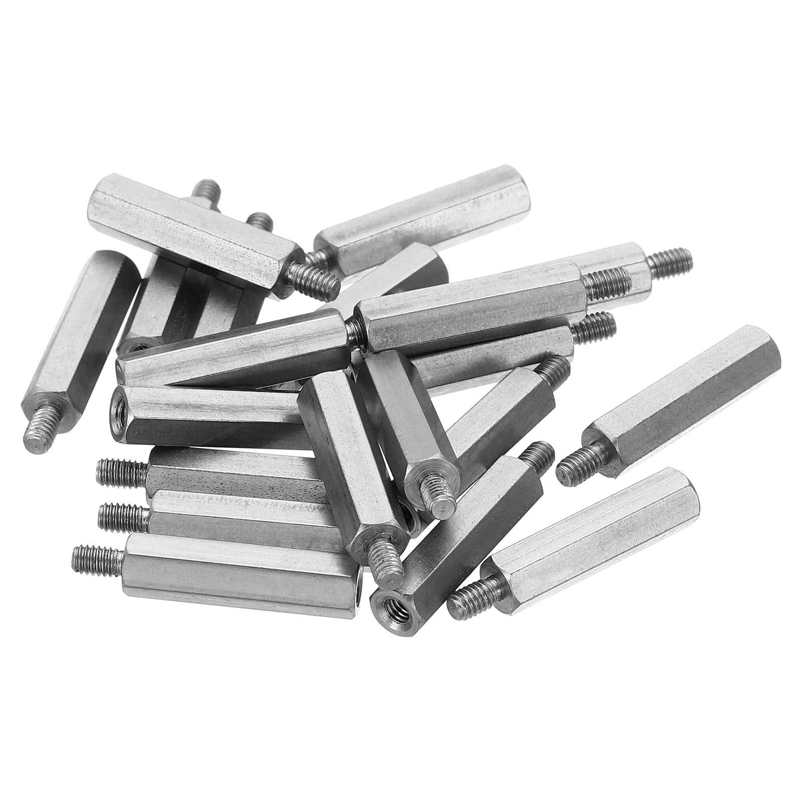 Uxcell M2.5x18mm+4mm MaleFemale Hex Standoff Screws, Stainless Steel