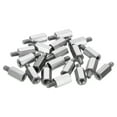 thumbnail image 1 of Uxcell M2.5x8mm+4mm Male-Female Hex Standoff Screws, Stainless Steel PCB Standoffs for Motherboards, 20 Pack, 1 of 4