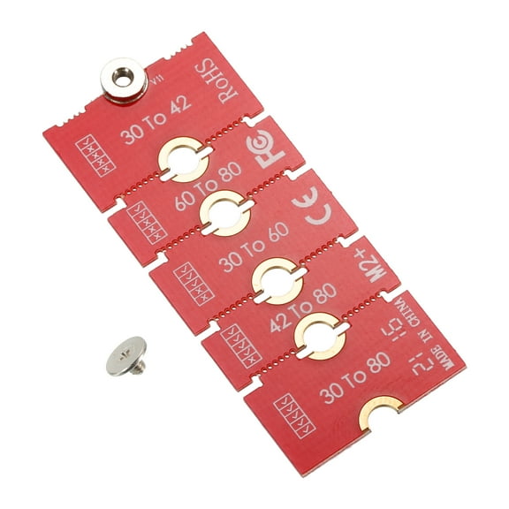 Uxcell M2 M.2 NGFF/NVME Length Extend Adapter 2230, 2242, 2260, 2280 SSD Extension Bracket Card Plate PCB Board