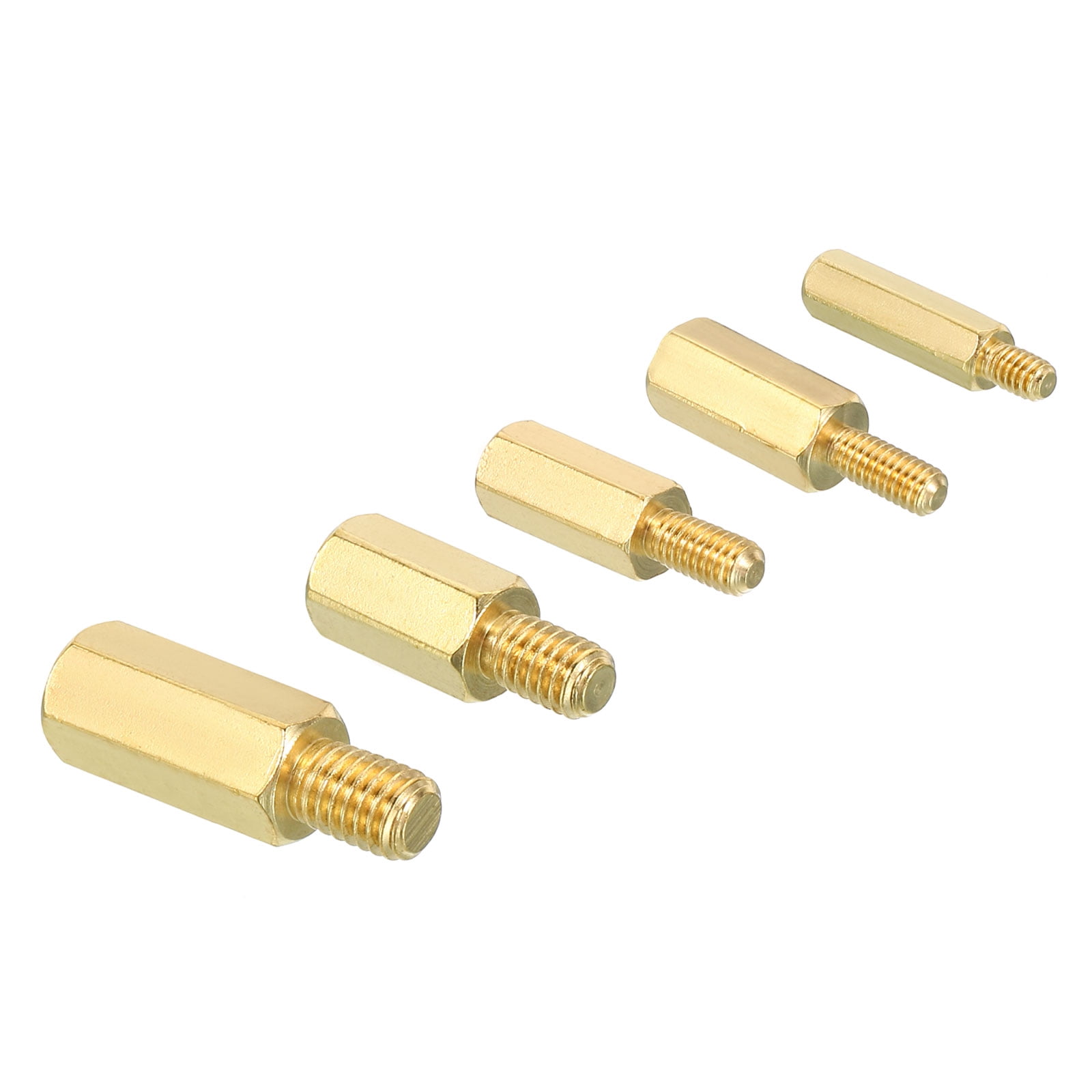 Brass M2.5 Standoffs for Pi HATs - Black Plated - Pack of 2 : ID