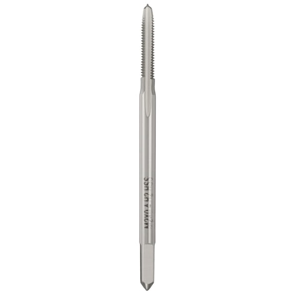 Uxcell M2 x 0.4 Straight Flute Tap - M2 High Speed Steel Metric 3 Flute Right Hand Thread Tap Polished Finish Screw Thread Milling Machine Taps Threading Tapping