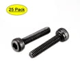 thumbnail image 1 of Uxcell M2 x 10mm Full Thread Hex Socket Cap Head Screws Bolts (25-pack), 1 of 4