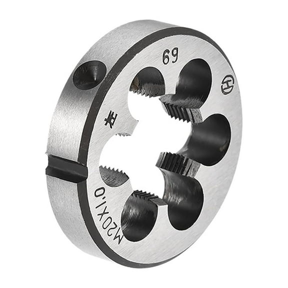 Uxcell M20 x 1 Metric Left Hand Alloy Tool Steel Machine Thread Round Threading Dies