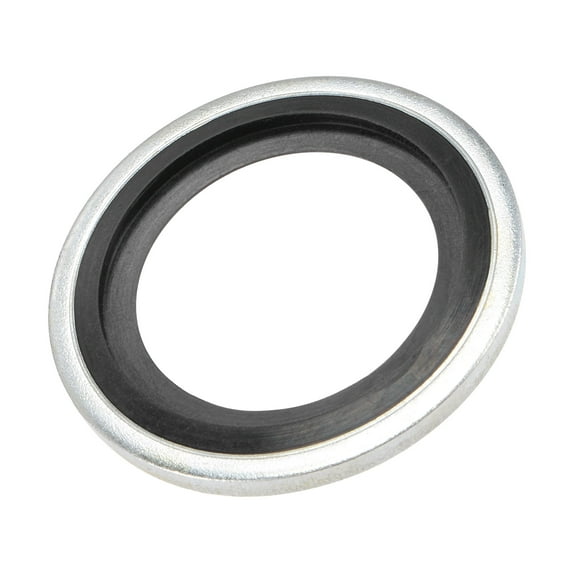 Uxcell M22 29.6x19x2.9mm Carbon Steel Nitrile Butadiene Rubber Bonded Sealing Washer Gasket 50 Count
