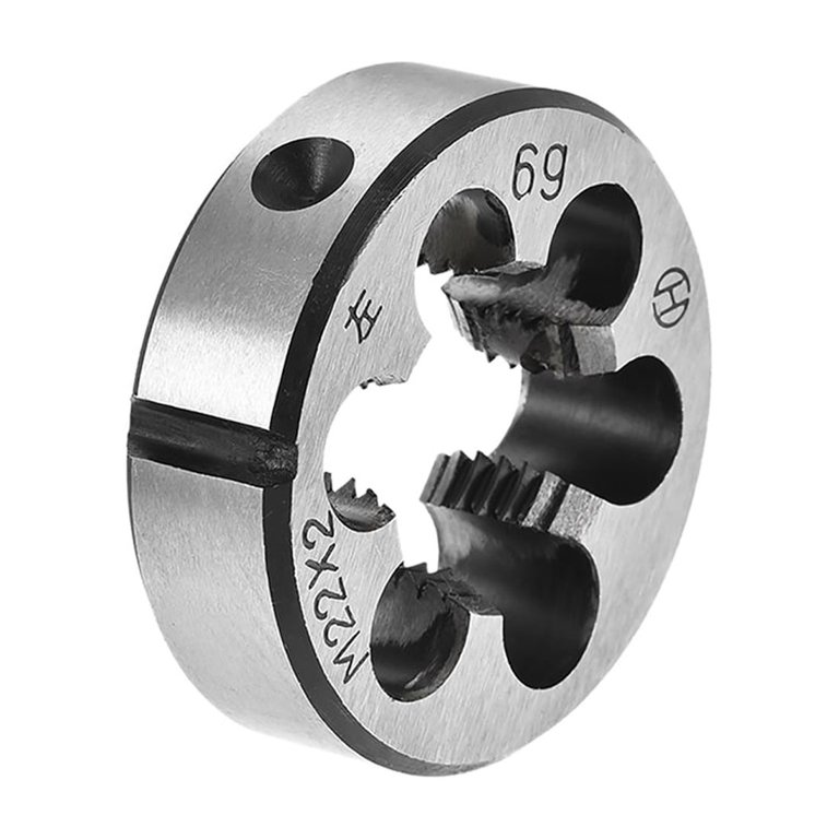 Uxcell M2.5 X 0.45 Metric Round Die – Left Hand Threading Die, Alloy Steel, For Screw Thread Cutting & Repair