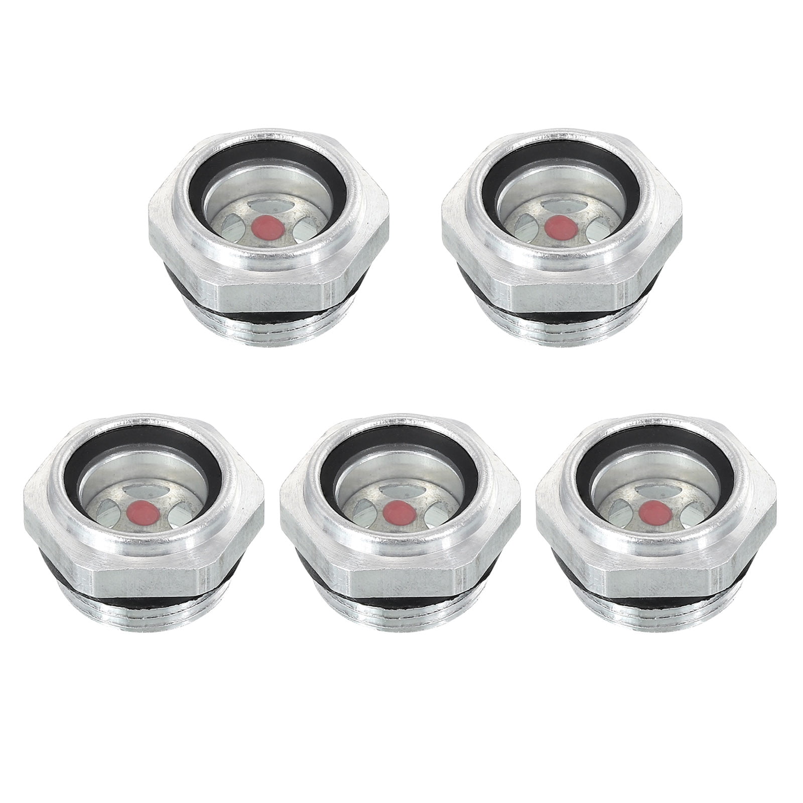 Uxcell M22x1.5mm Male Threaded Aluminum Air Compressor Oil Level Gauge