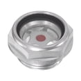 thumbnail image 1 of Uxcell M24x1.5mm Male Threaded Aluminum Air Compressor Oil Level Gauge Sight Glass, 1 of 5