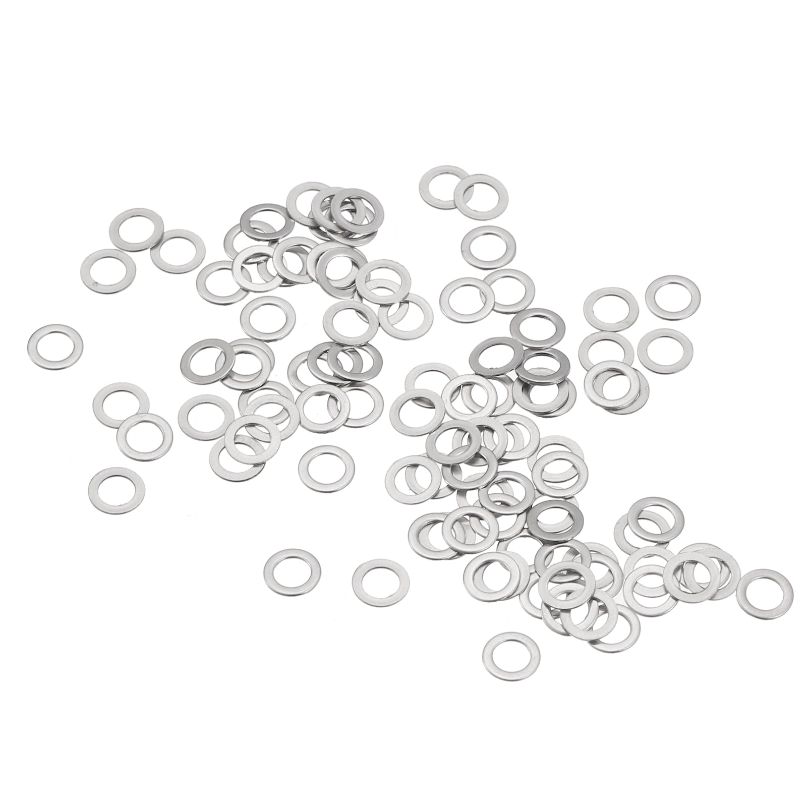50 Rondelles Plates M6 En Acier Inoxydable 304 – 6x10x0,5mm – Ultrafines Et Résistantes