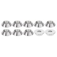 thumbnail image 1 of Uxcell M3 Finish Countersunk Washer 10pcs 10mmx3mm 304 Stainless Steel Finishing Cup Washer Screw Bolt Head Gasket, 1 of 6