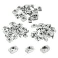 thumbnail image 1 of Uxcell M3/M4/M5 120Pcs T Nut Sliding T Slot Nut Fastener Carbon Steel Nickel Plated, 1 of 5