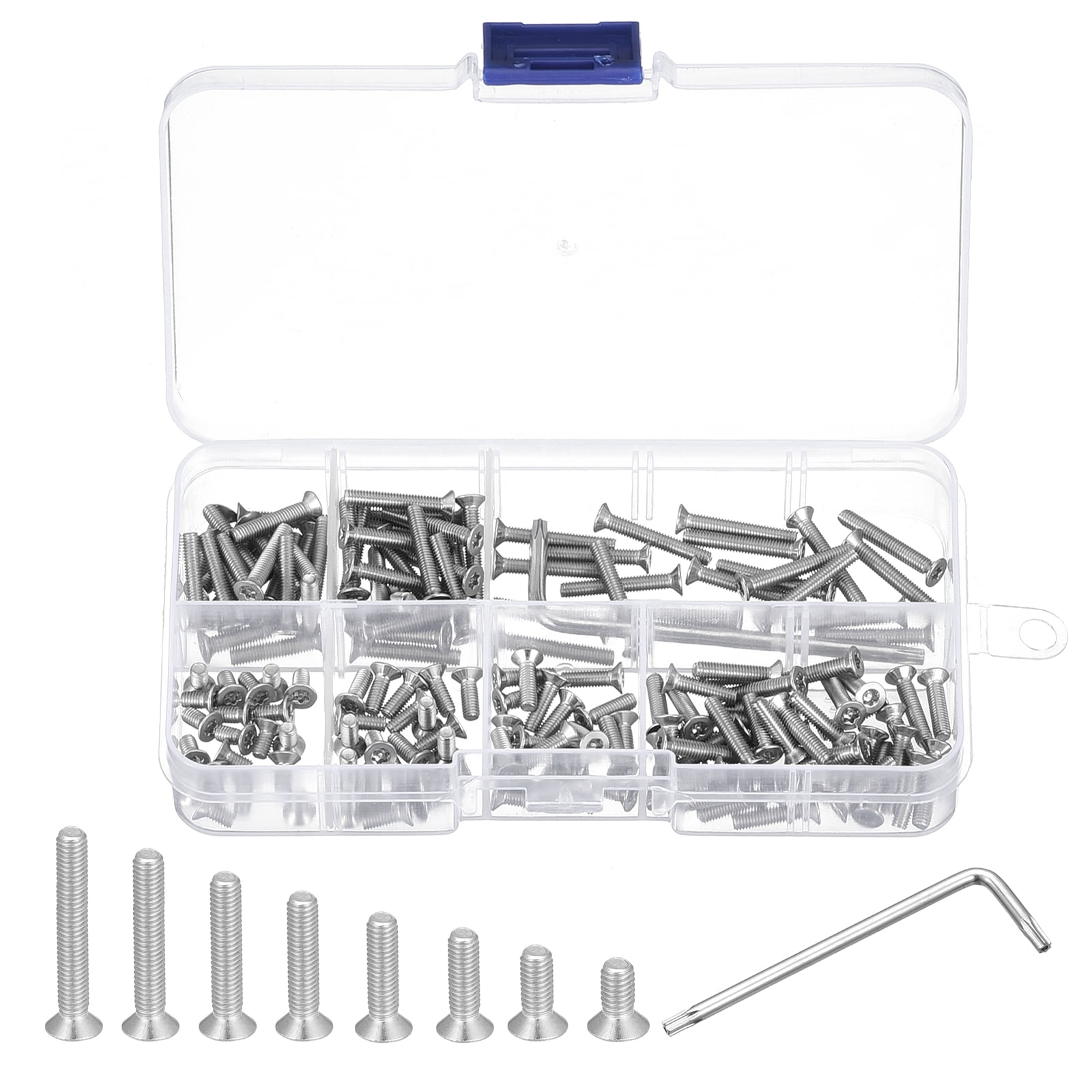 Uxcell Security Bits Schraubendreher-Aufsatz - S2 Stahl, Schlitzkopf 5 Mm, Sechskantschaft 6 Mm, 150 Mm Lang