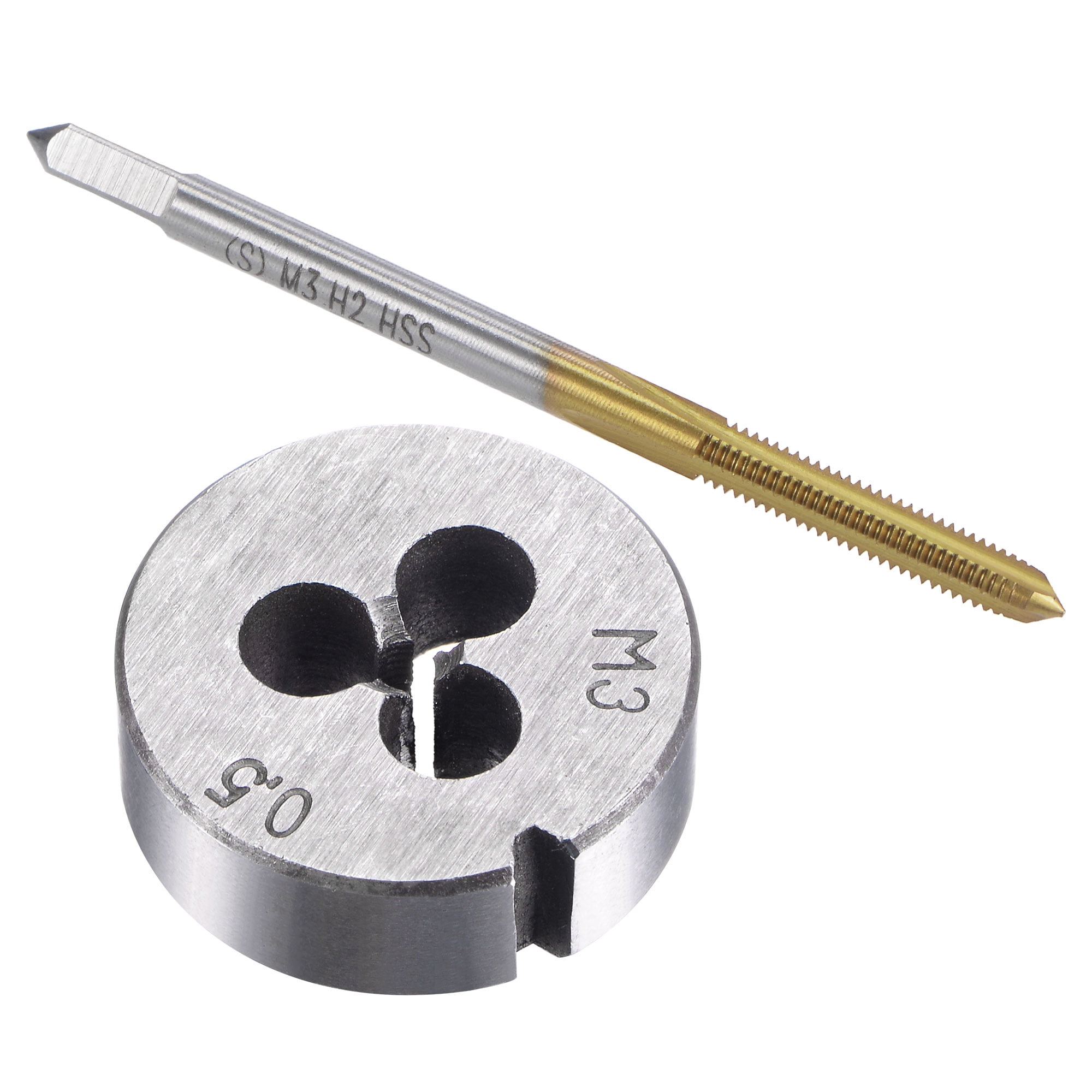 21mm HSS Metric Hand Tap - 4-Flute Straight Thread Cutting Tool For Manual Machine Work