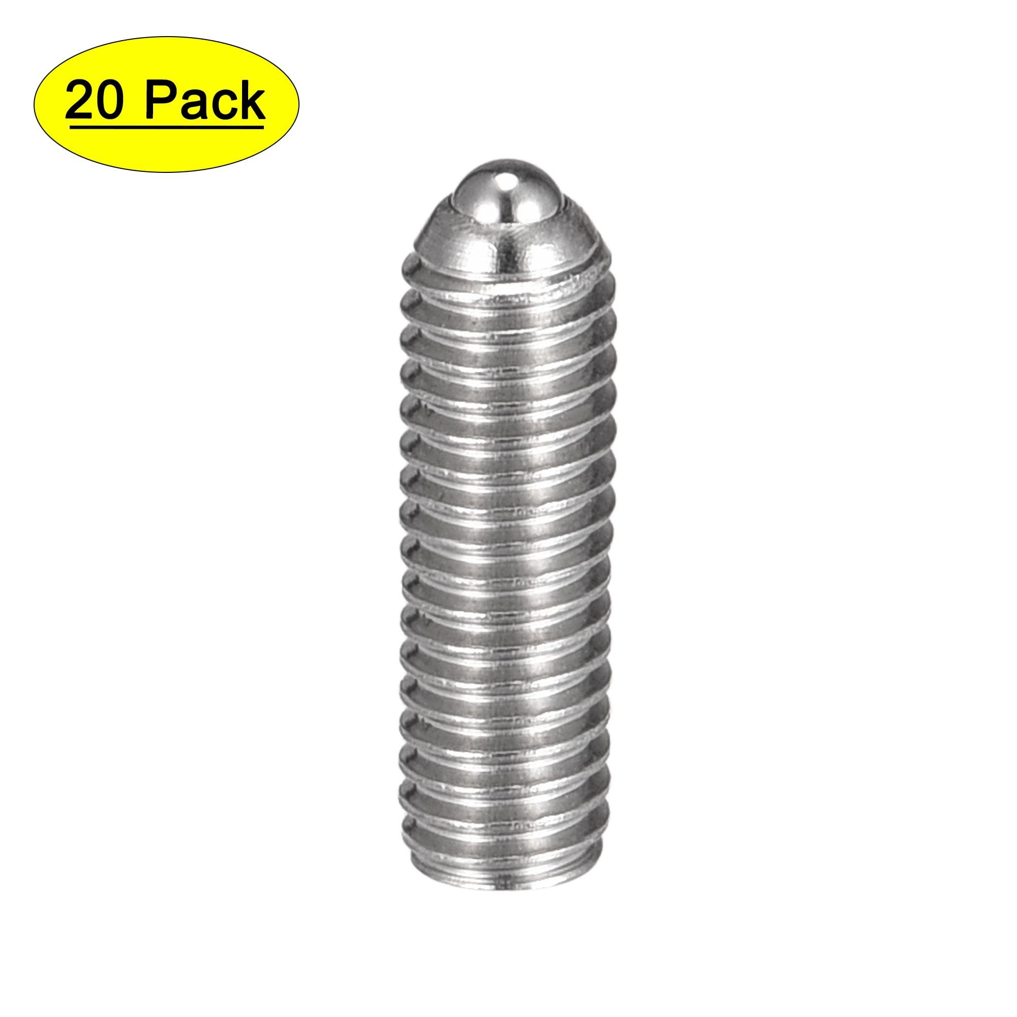 10Pcs M4 X 8mm Ball Plunger Screws - Hex Socket Set Screws With Rolling Ball Tip - View #7