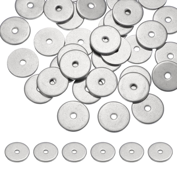 Uxcell M3 x 20mm Metal Screw Washers Set, 36Pcs 304 Stainless Steel Flat Washers