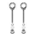 thumbnail image 1 of Uxcell M3 x 25mm Shoulder Eye Bolt, 2 Pcs 302 Stainless Steel Lifting Eye Bolt, 1 of 6