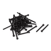 Uxcell M3 x 30mm Alloy Steel Hex Bolt Socket Head Cap Screws Black 50-pack