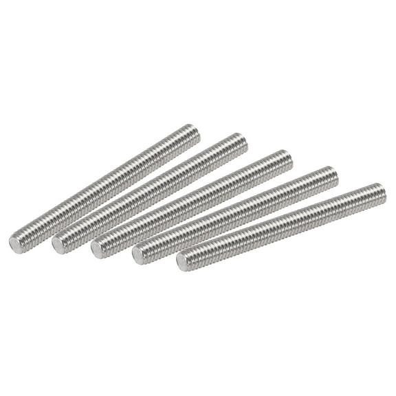 Uxcell M3 x 30mm Fully Threaded Rod 304 Stainless Steel Right Hand Threads 15 Pack