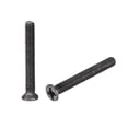 thumbnail image 1 of Uxcell M3 x 30mm Phillips Screw Fastener Black Zinc Plated 200 Pack, 1 of 5