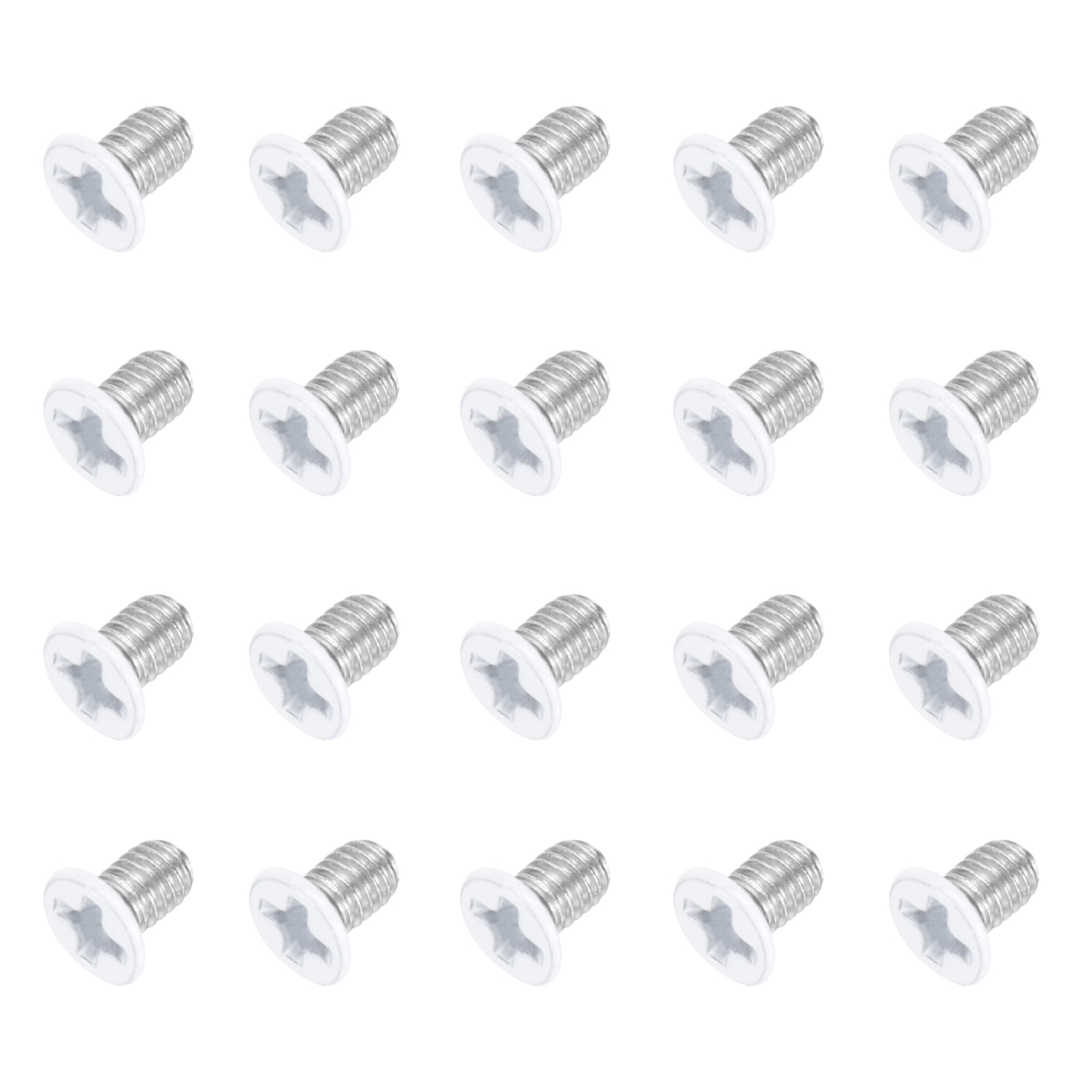 Uxcell M3 x 4mm Flat Countersunk Head Machine Screws 304 Stainless ...