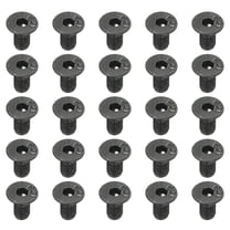 Uxcell 100 Pcs M3 x 6 mm Flat Countersunk Head Socket Cap Machine Screws Full Thread