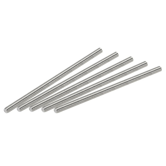 Uxcell M3 x 60mm Fully Threaded Rod 304 Stainless Steel Right Hand Threads 15 Pack