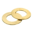 thumbnail image 1 of Uxcell M33 Flat Washer, 2 Pack Brass Ring Washers 59mm OD 2.5mm T Sealing Gasket Ring, 1 of 6