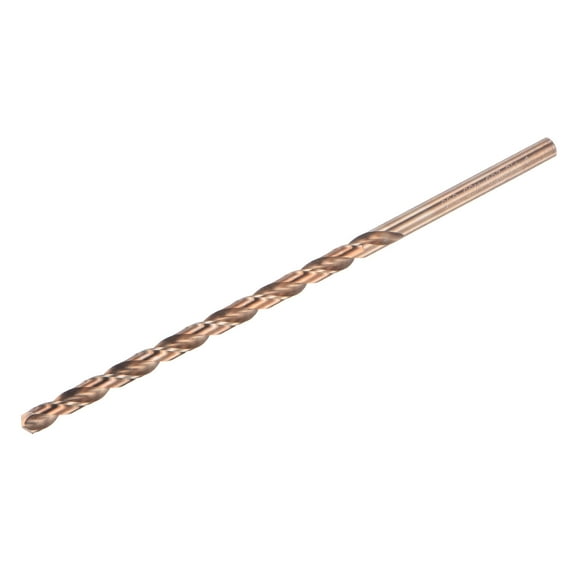 Uxcell M35 High Speed Steel Twist Drill Bit, Gold Oxide 7.5mm Drill Diameter 200mm Length