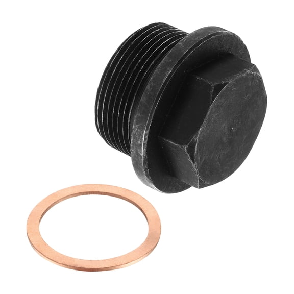 Uxcell M36 Metric Male Outer Hex Head Plug, Thread Socket Outer Hex Head