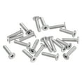 thumbnail image 1 of Uxcell M3x0.5x12mm 20 Pack Metal Flat Round Head Screws Phillips Drive Machine Bolt, 1 of 5