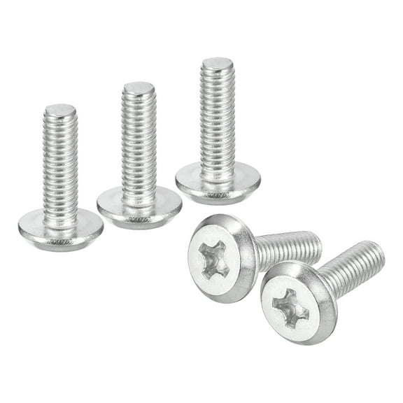 Uxcell M3x10mm Flat Round Head Phillips Head Screws, 20 Pack 304 Stainless Steel Phillips Drive Machine Screw