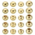thumbnail image 1 of Uxcell M3x10mm/M4x10mm/M5x10mm/M6x12mm Thread Cap Nuts Knob, 20pcs Brass Ball Lamp Decoration Nut, 1 of 6