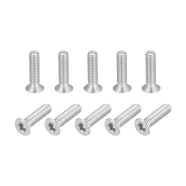 Kitchen Gadgets 20-Piece M6x12mm Torx Security Machine Screws - 304 Stainless Steel Pan Head Fasteners Security Fasteners