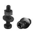 thumbnail image 1 of Uxcell Nylon Screw Nut Washer Assortment Kit Black M3x15mm, 1 of 5
