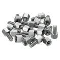 thumbnail image 1 of Uxcell M3x4mm+6mm Male-Female Hex Standoff Screws, Stainless Steel PCB Standoffs for Motherboards, 20 Pack, 1 of 4